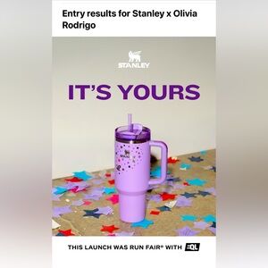 Olivia Rodrigo 40oz Stanley - Verified Order